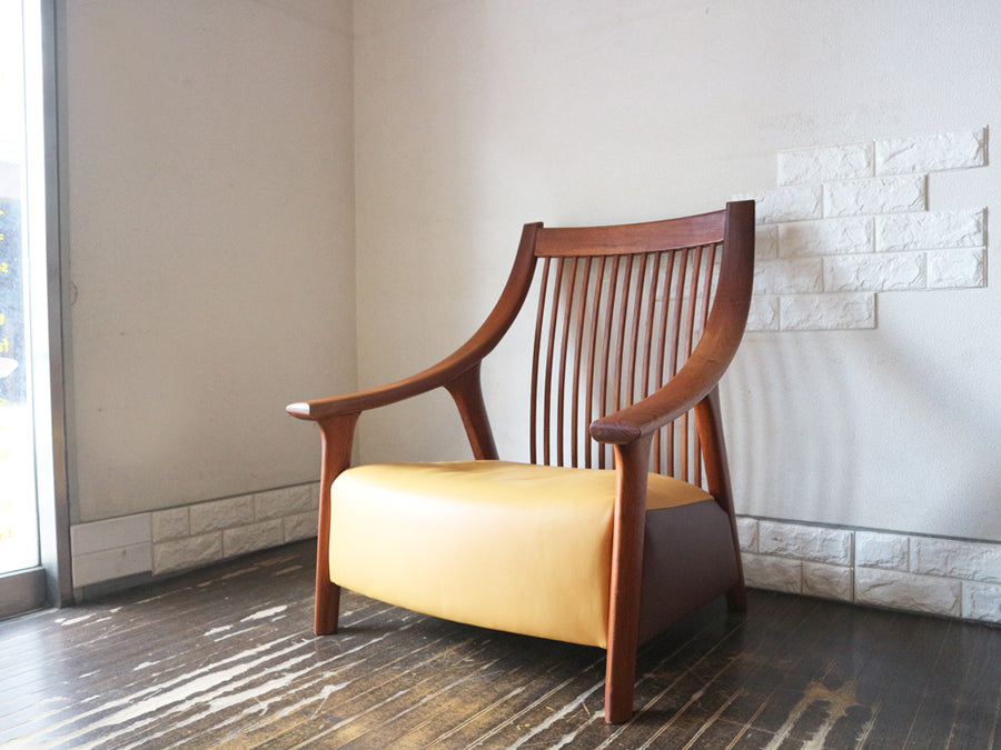 BC工房 チーク無垢材 だんらん工芸椅子 ワイドサイズ ラウンジチェア  ～「たった一脚の椅子に出会う」。～