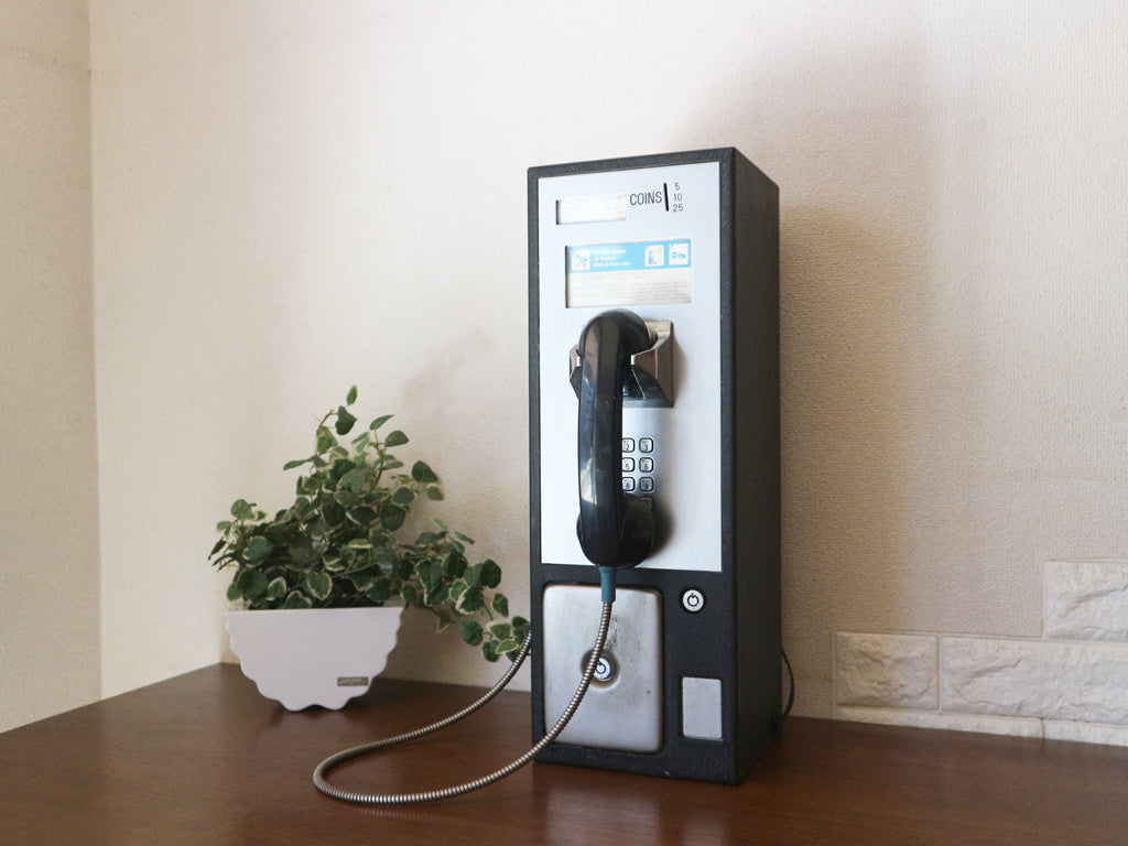 USビンテージ US vintage パブリックフォン 公衆電話 電話機 70～90年代頃 アンティーク 雑貨 置物 壁掛け ジャンク品 インテリアとして 中古品  買い取りしました。