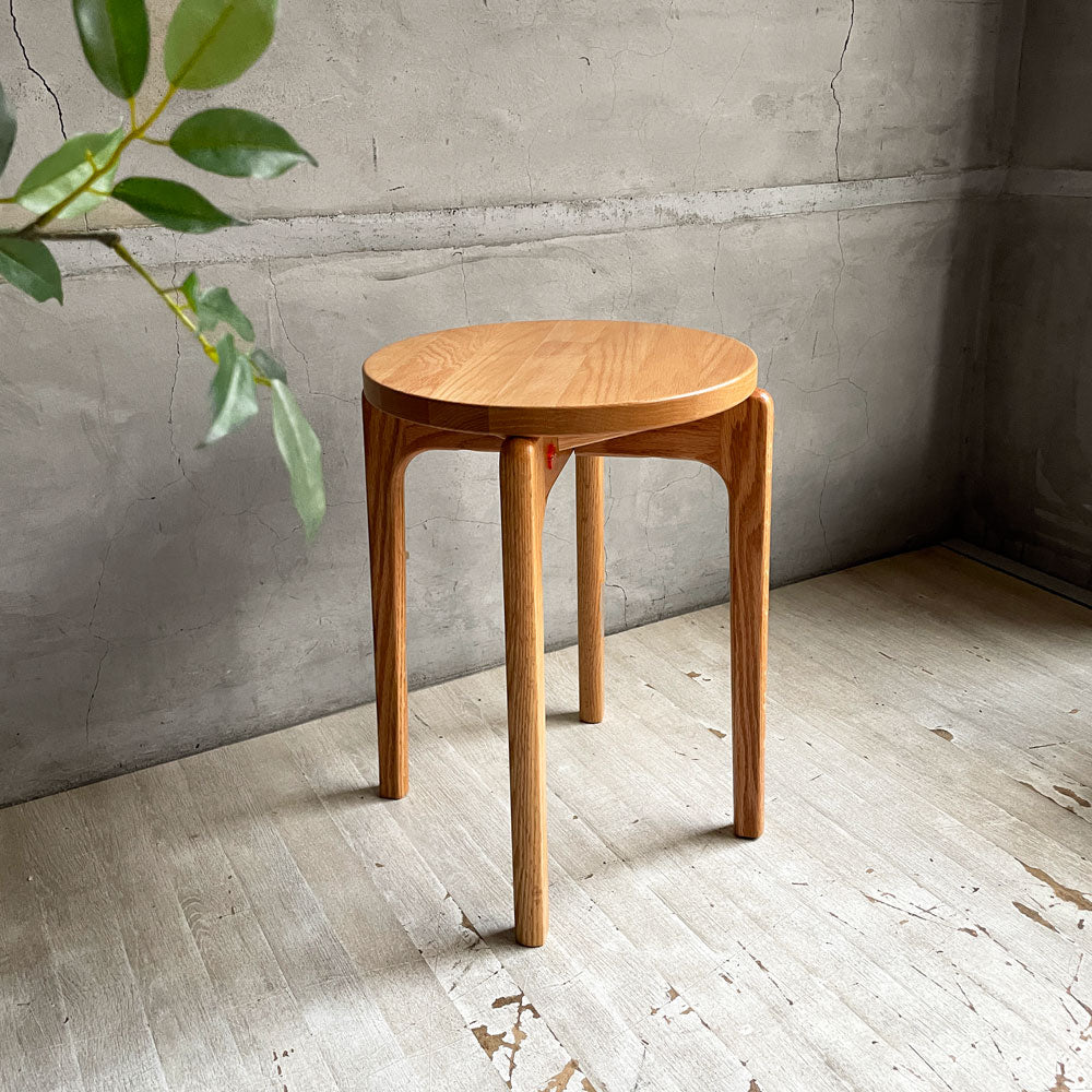 【学芸大学店】マルニロクマルプラス MARUNI60＋ マルニ木工 スツール 板座 オーク材 廃番サイズ 買取させていただきました。