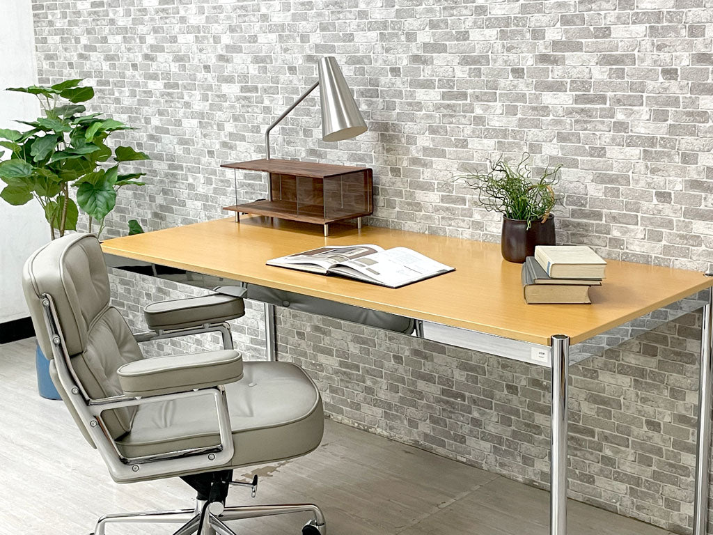 USMハラー USM Haller モジュラーファニチャー ハラーテーブル ダイニングテーブル W175cm ビーチ材天板 高さ調整機能付 モダンデザイン  買い取りしました。