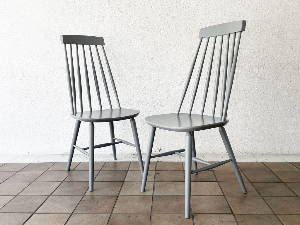PAGED MEBLE ケイト KATE ダイニングチェア スピンドルチェア ハイバック グレー ポーランド製 ACTUS取扱い A B 中古品 買い取りしました。