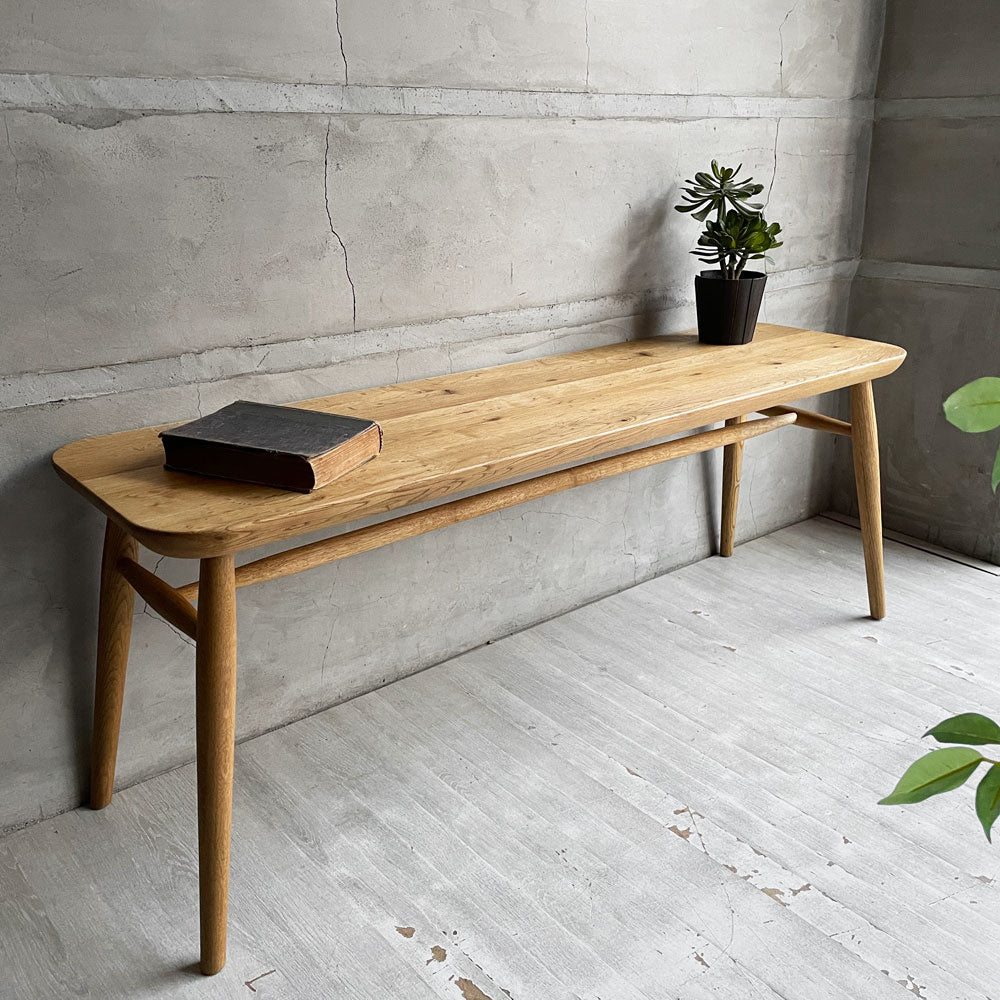 【学芸大学店】クラッシュゲート CRASH GATE イージーライフ Easy Life マルケッシュ MARUKECH ベンチ ナチュラル W120 オーク無垢材 関家具 買取させていただきました。