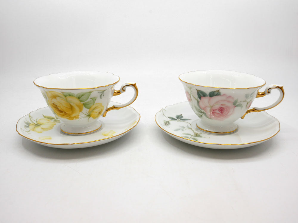 大倉陶園 OKURA フェアリーローズ ティーカップ＆ソーサー C&S 希少 美品 ２客  中古品 買い取りしました。