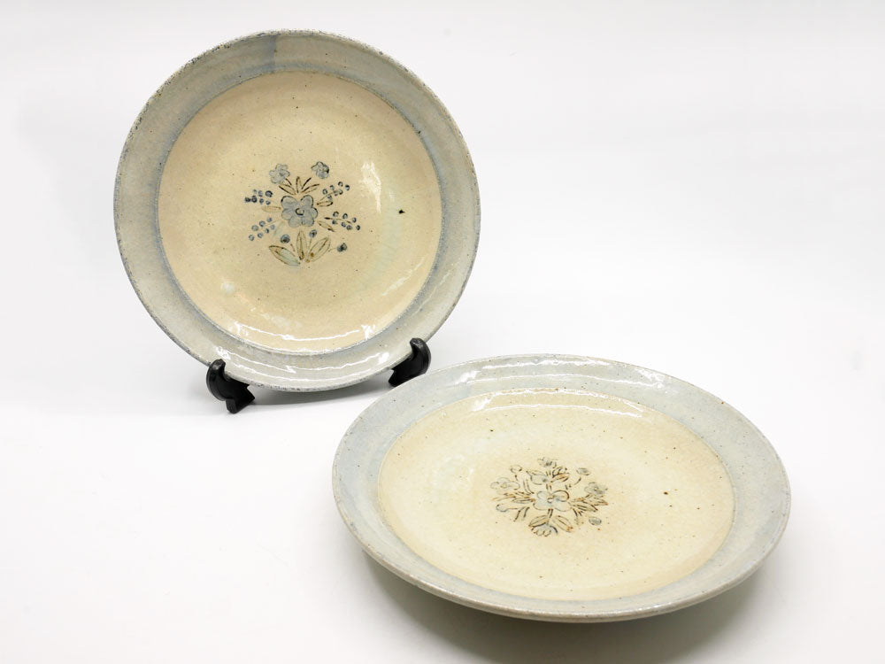 スコープ別注 SCOPE 東屋 伊賀石本 花絵皿 七寸半 菜の束/秋の束 石本藤雄 伊賀焼 耕房窯 中古品 買い取りしました。