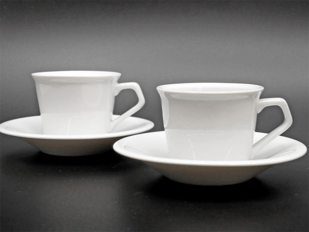 マイセン Meissen デミタス カップ＆ソーサー Demitasse cup & saucer ヴァイス 白磁 ドイツ 2客 中古品 買い取りしました。