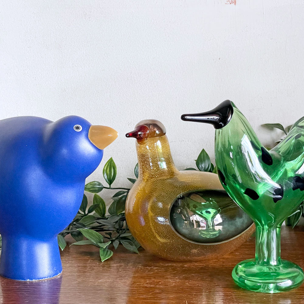 イッタラ iittala バーズバイトイッカ Birds by Toikka Rakatti & golden dove & アラビア ARABIA パルビ Parvi リサ Lisa ～ 人々を魅了する、北欧の鳥たち