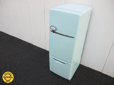 希少ターコイズカラーの程度良好◎最終モデルが下北に来た～っ！ National レトロデザインのボトムフリーザー冷蔵庫  '05 『 WiLL FRIDGE mini （ ウィル フリッジ ミニ ） 162L 』 緊急再入荷！！