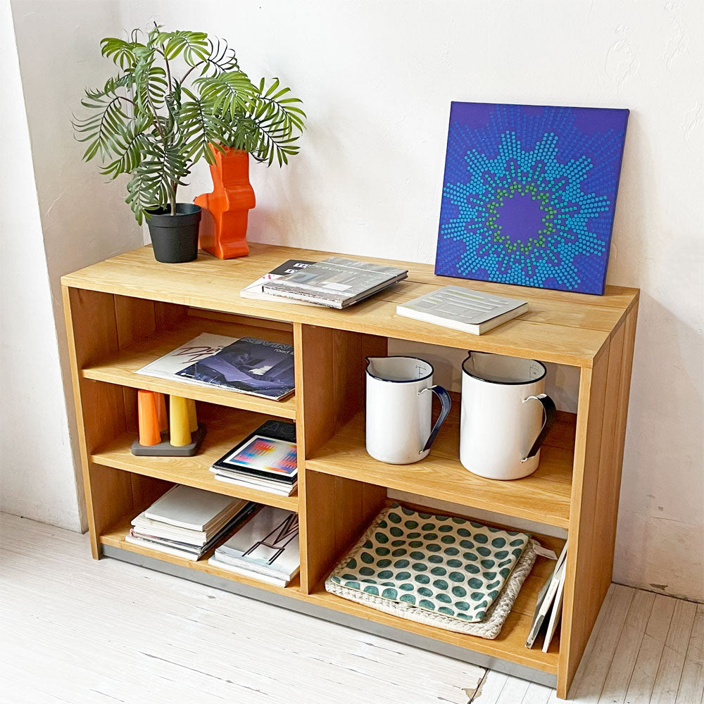 イデー IDEE プランクス PLANX サイドボード1 Sideboard1 タモ無垢材 オープンシェルフ AVボード ブックシェルフ～シンプルさの中に光る拘り～