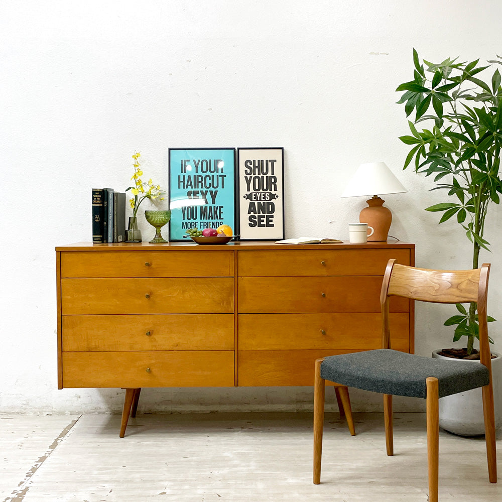 ウィンシェンドン Winchendon Furniture プランナーグループ Planner Group ローボディドレッサー Lowboy Dresser チェスト 8ドロワー ポールマッコブ Paul McCobb USビンテージ 米国家具 ～完璧主義者が見る世界～