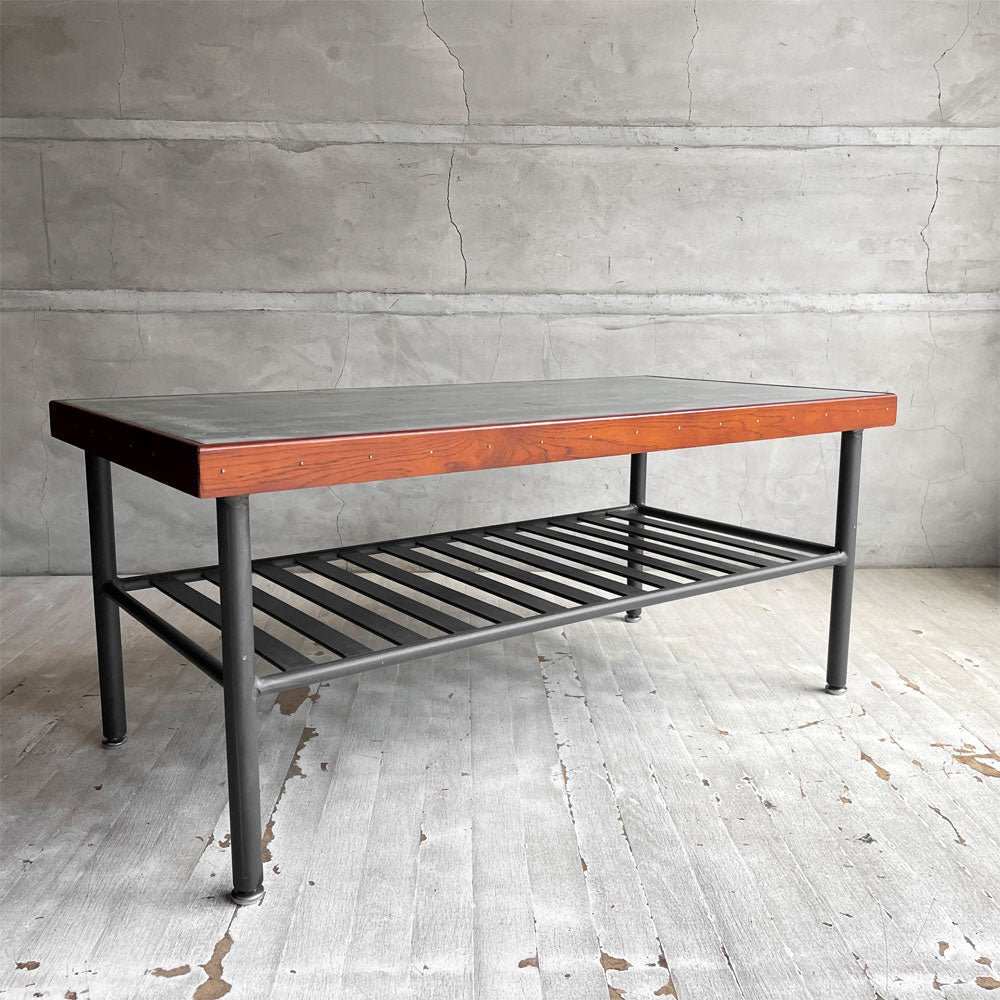 【学芸大学店】クラッシュゲート CRASH GATE ノットアンティークス Knot antiques ギネス GUINESS スチールコーヒーテーブル トタン オーク材 インダストリアル 廃番 ♪ 買取させていただきました。