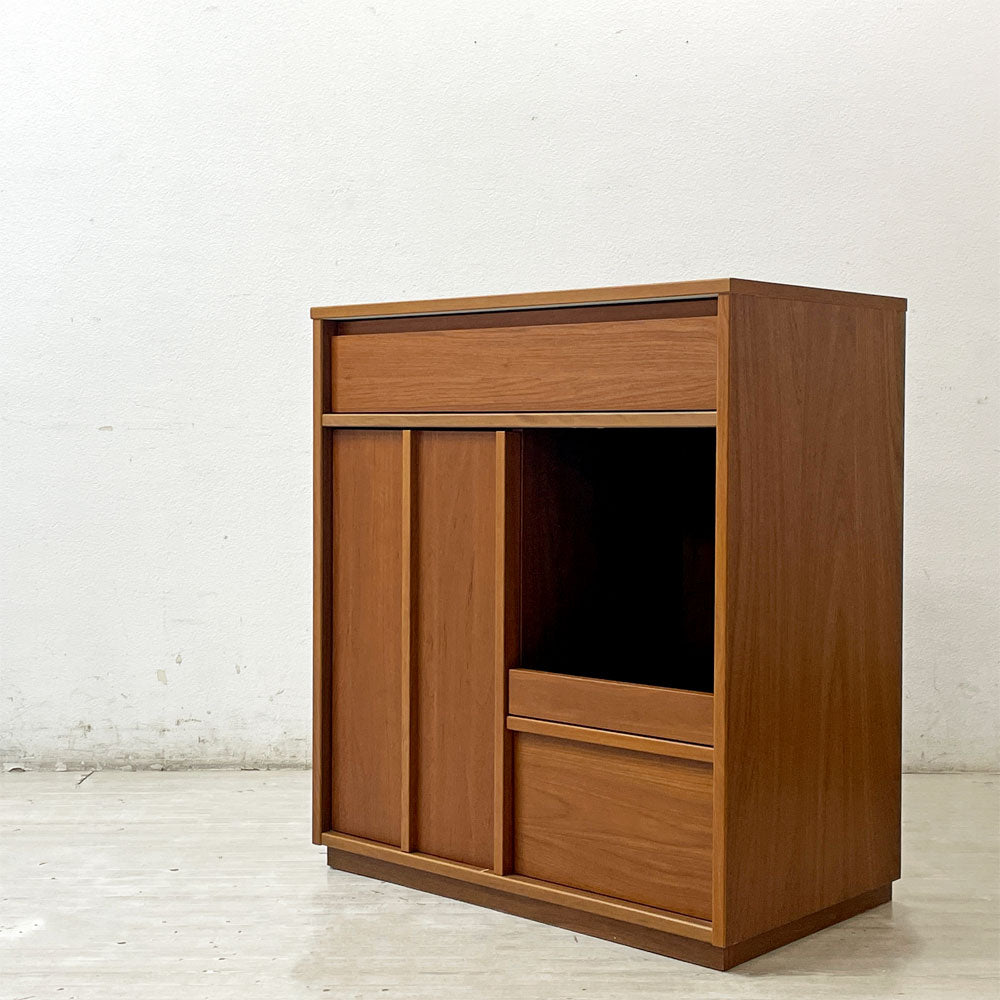 【祖師ヶ谷大蔵店】ウニコ unico ウィック WICK キッチンカウンター キッチンボード チーク材 W80㎝ 廃番 買取させていただきました。