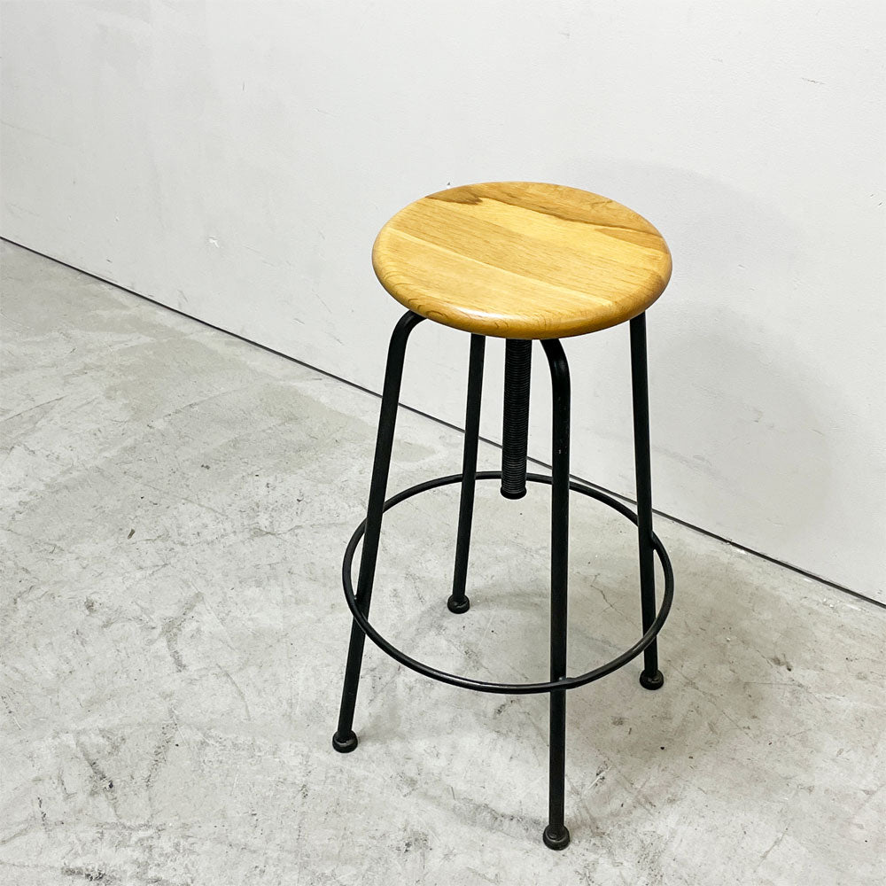 【祖師ヶ谷大蔵店】クラッシュゲート CRASHGATE ノットアンティークス Knot Antiques コンベックス CONVEXⅢ STOOL ハイスツール Lサイズ オーク材 昇降式 買取させていただきました。