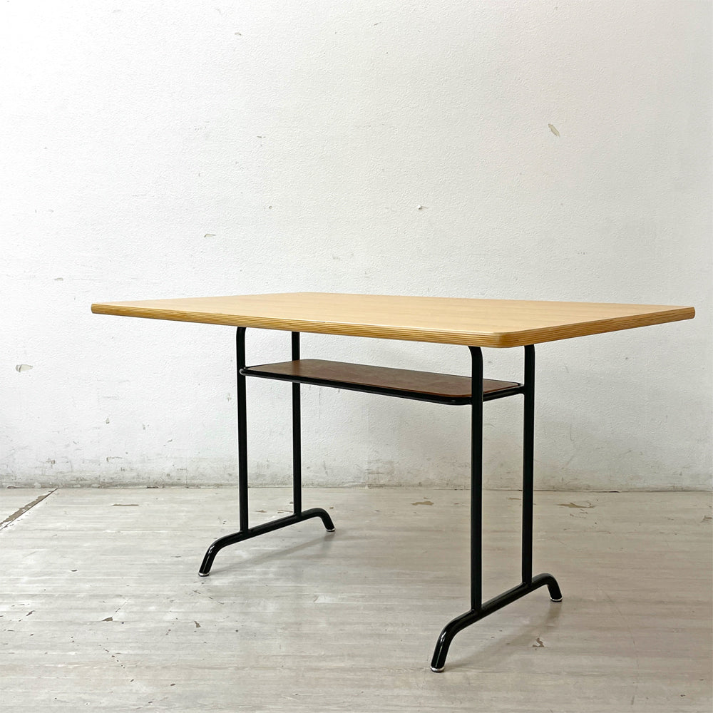 【祖師ヶ谷大蔵店】ウニコ unico ファニート FUNEAT ダイニングテーブル オーク材 鉄脚 W120cm レトロデザイン カフェスタイル 買取させていただきました。