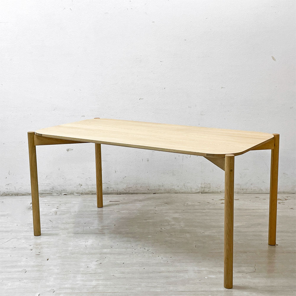 【祖師ヶ谷大蔵店】カリモクニュースタンダード Karimoku キャストール ダイニングテーブル CASTOR TABLE 150 国産ナラ材 ピュアオークカラー ナチュラル 定価\145,200- 買取させていただきました。