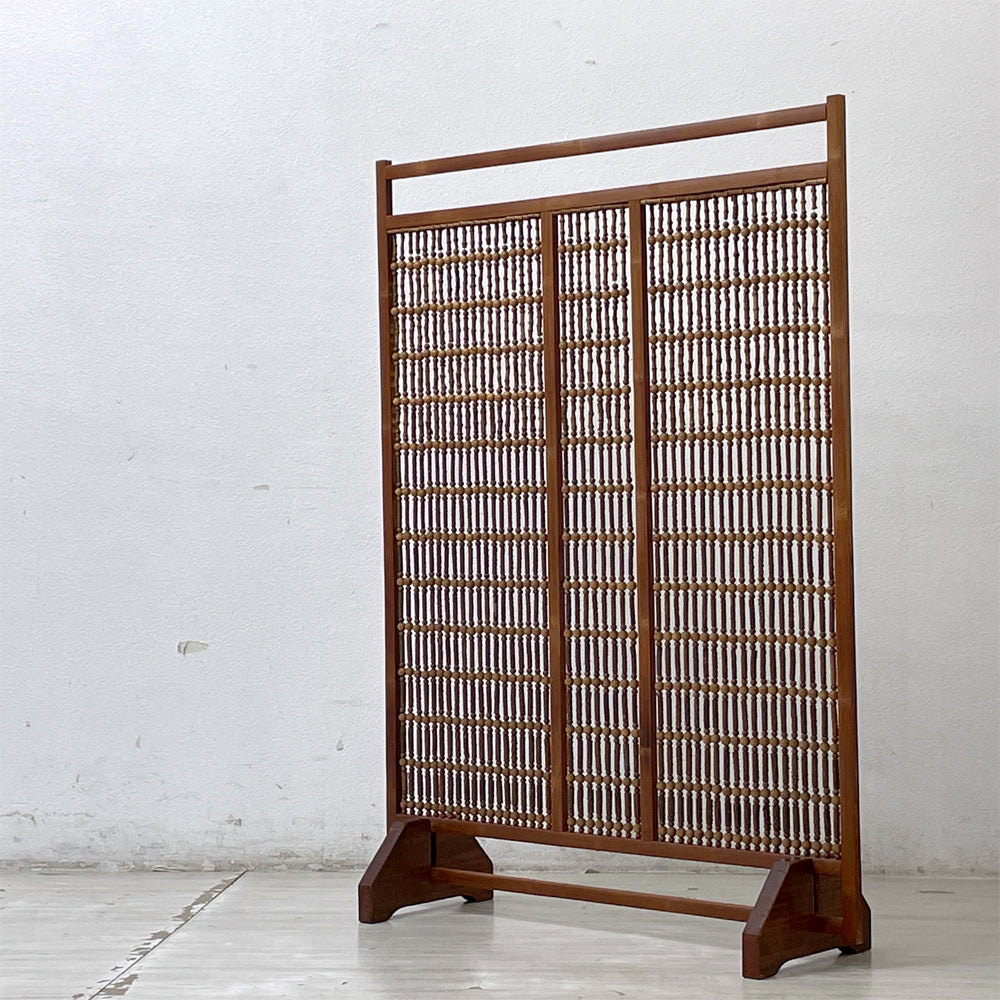【祖師ヶ谷大蔵店】ジャパンビンテージ japan vintage 民芸 衝立 パーテーション 竹材 バンブー 球のれん 間仕切り 買取させていただきました。