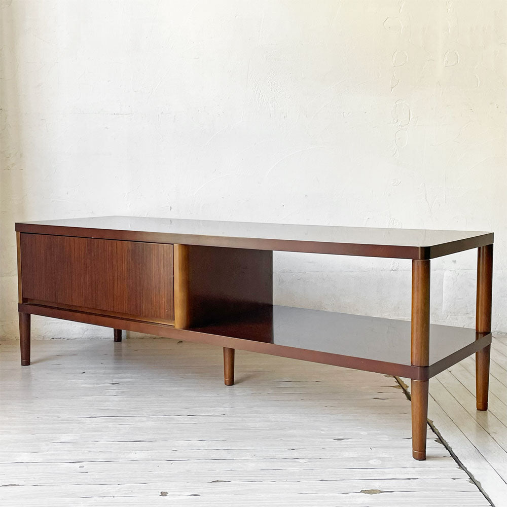 【下北沢店】カリモク ロクマルプラス karimoku60+ TVボード AVボード W120cm モカブラウン レトロモダン ミッドセンチュリーデザイン 廃番 買取させていただきました。