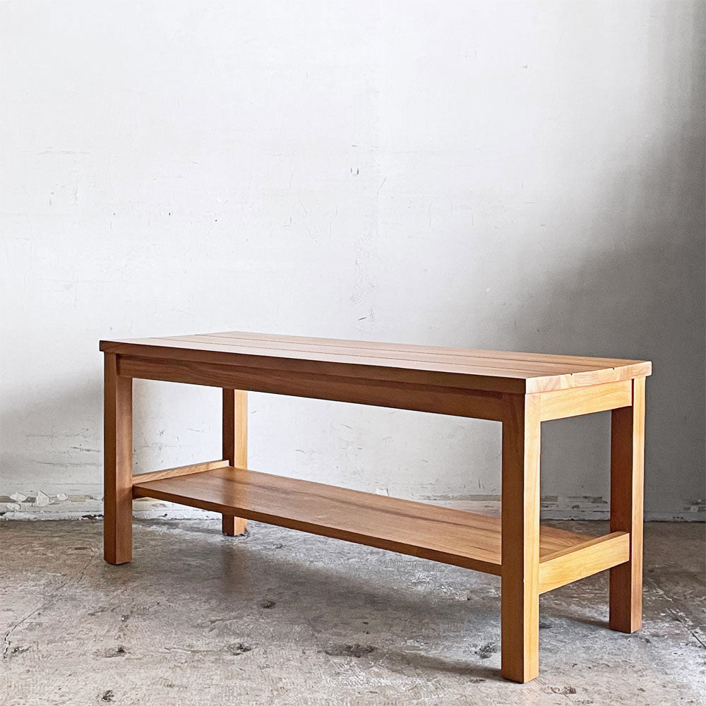 【自由が丘店】ウニコ unico ブレス BREATH ダイニングベンチ ベンチチェア チーク無垢材 W100cm 廃番 買取させていただきました。