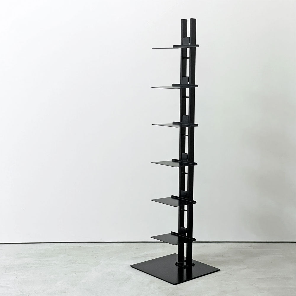 【祖師ヶ谷大蔵店】ルネセイコウ Runeseikou シャトー Shateau シリーズ STH-130 ブックタワー タワーシェルフ ブックシェルフ6段 ブラック モダンデザイン 買取させていただきました。