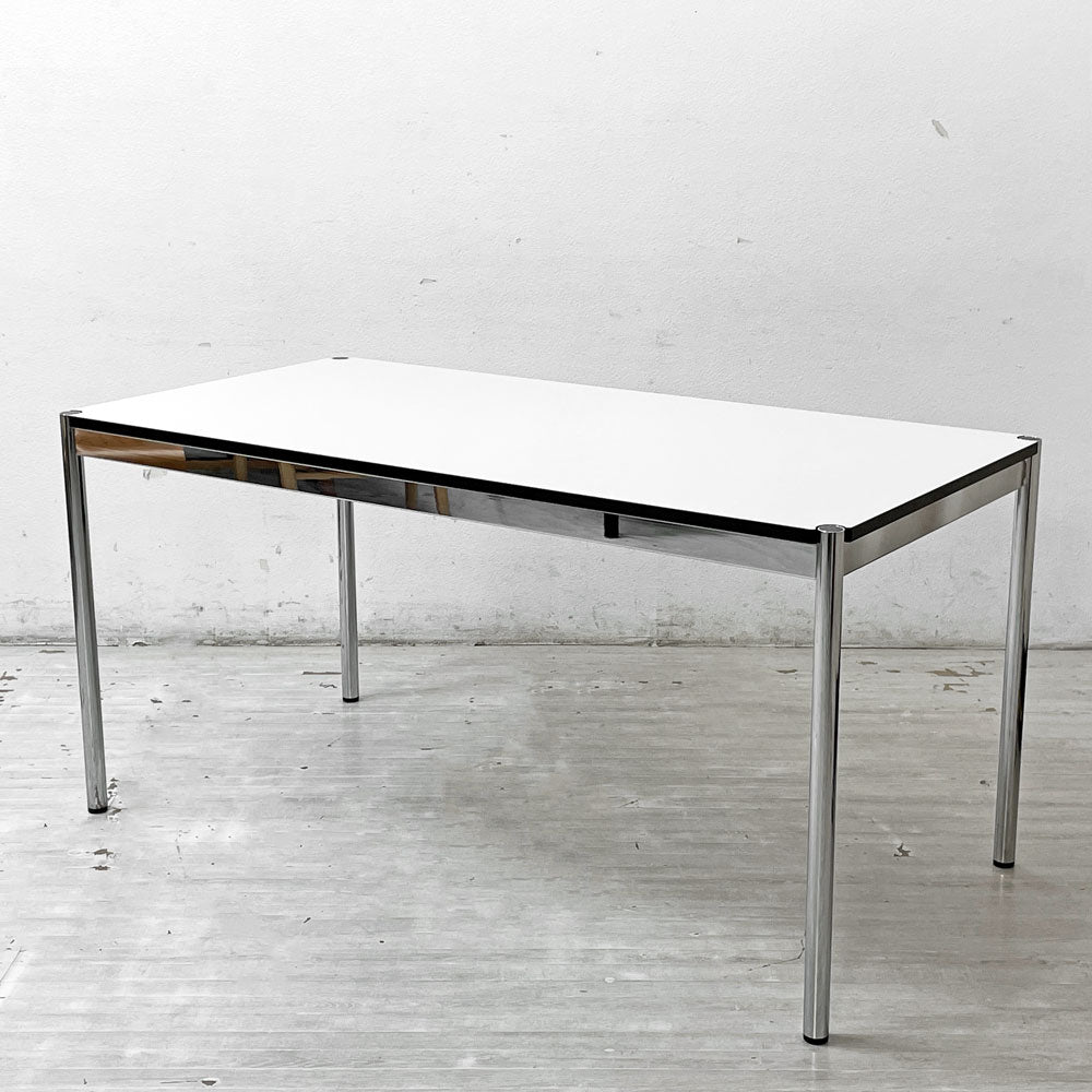 【祖師ヶ谷大蔵店】ユーエスエムハラー USMハラー USM Haller モジュラーファニチャー USMハラーテーブル ワーキングデスク ダイニング パールグレーラミネート アジャスター 高さ調整機能付 スイス 買取させていただきました。