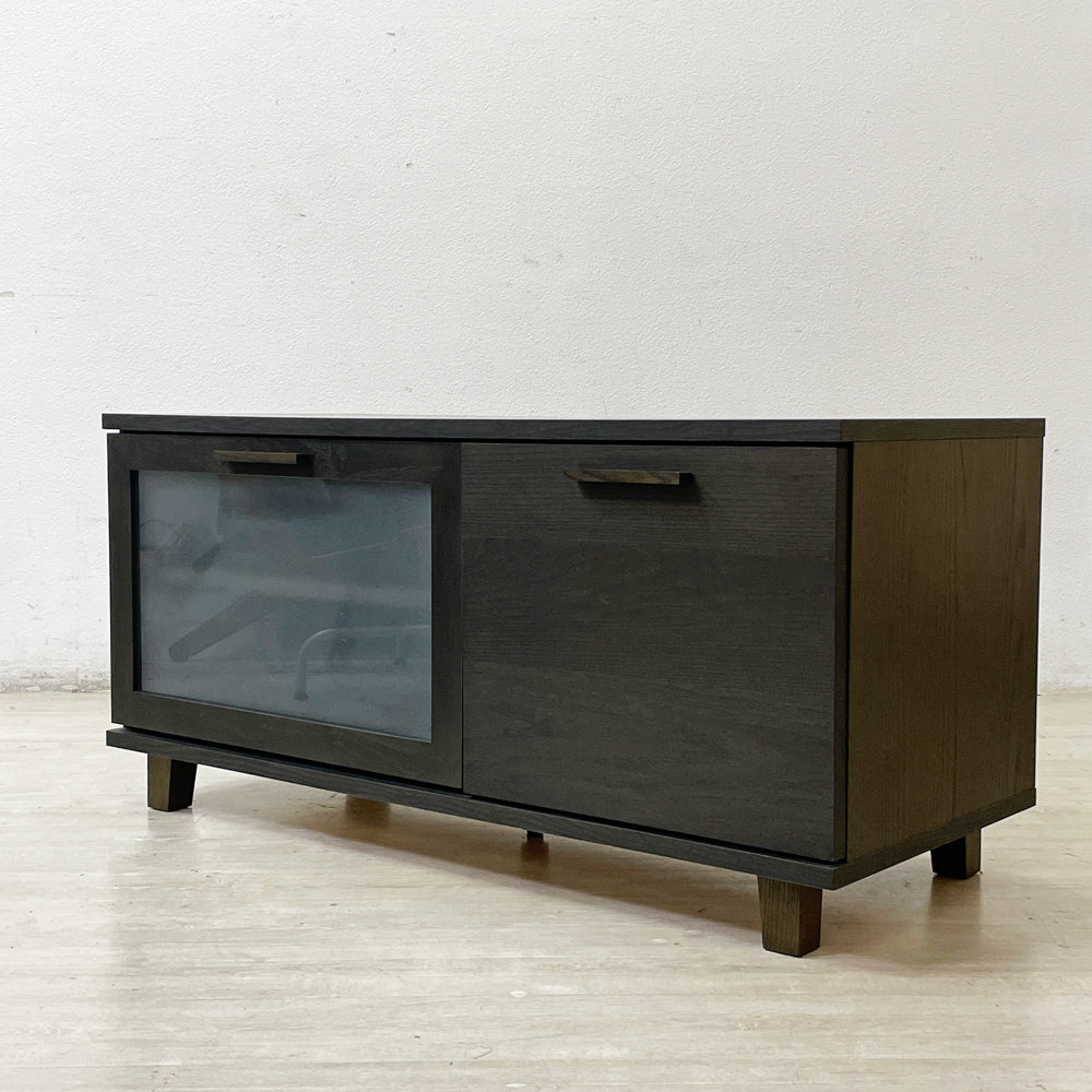 【祖師ヶ谷大蔵店】アクタス ACTUS エフビー FB オーク材 AVボード TVボード W105 フラップ扉 抽斗1杯 仕切り板 ナチュラルモダン 買取させていただきました。