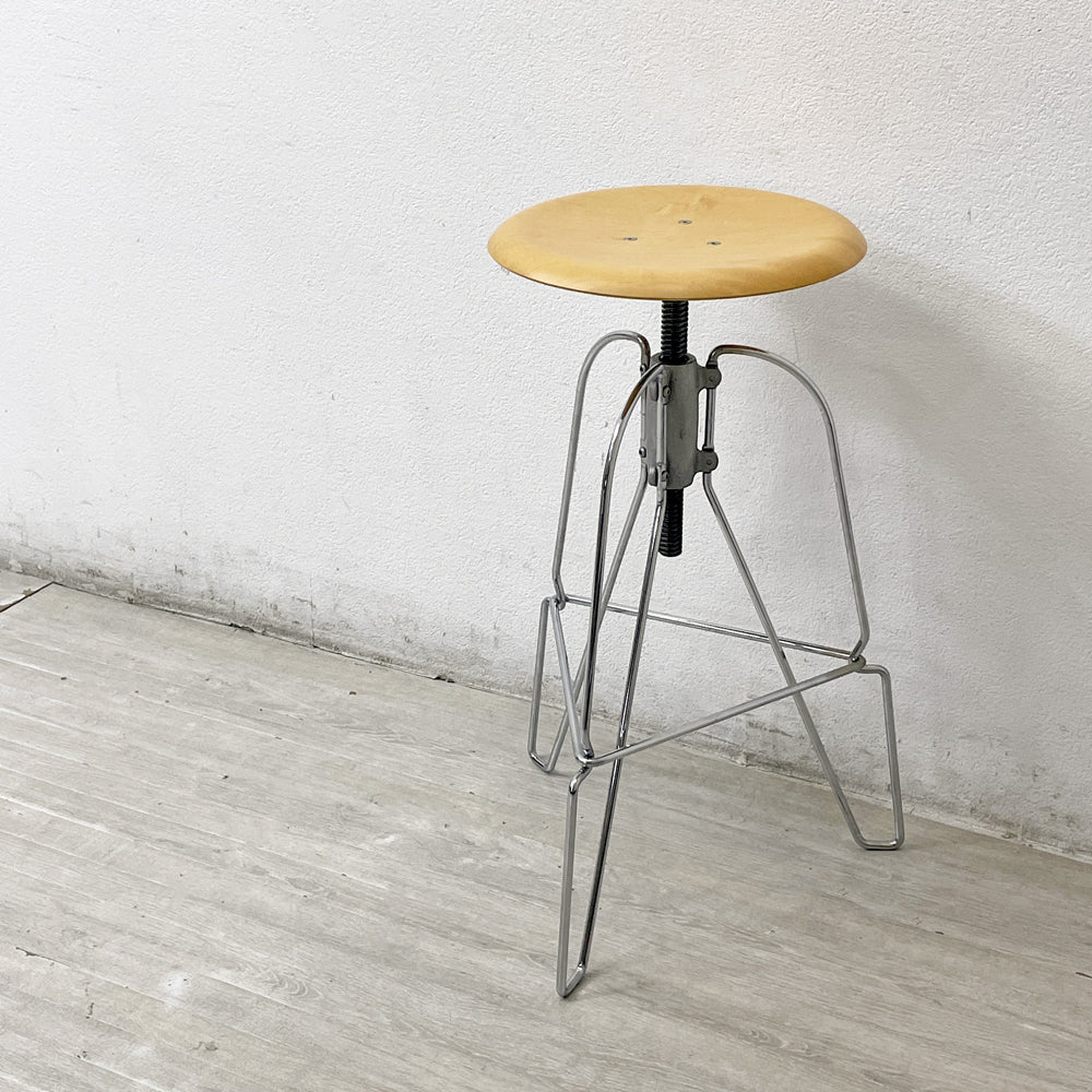 【祖師ヶ谷大蔵店】ハーマンミラー Herman Miller シックススツール Six Stool covey model メープル材 スチールロッド 回転昇降 ミニマル ジェフ・コーヴィ 買取させていただきました。