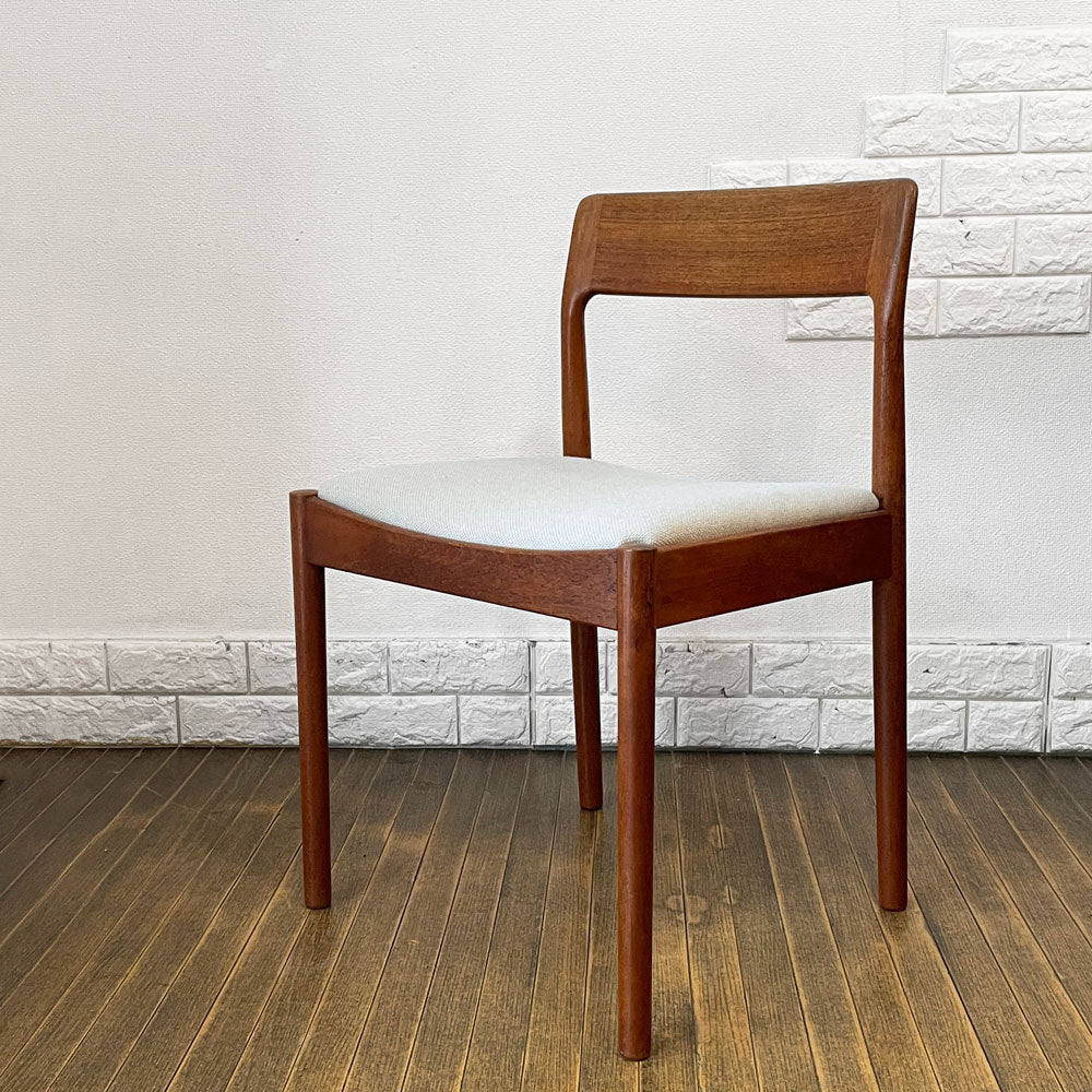 【経堂店】Norgaards Mobelfabrik チーク材 ダイニングチェア ミックスファブリック johannes norgaard デンマーク ビンテージ 買取させていただきました。