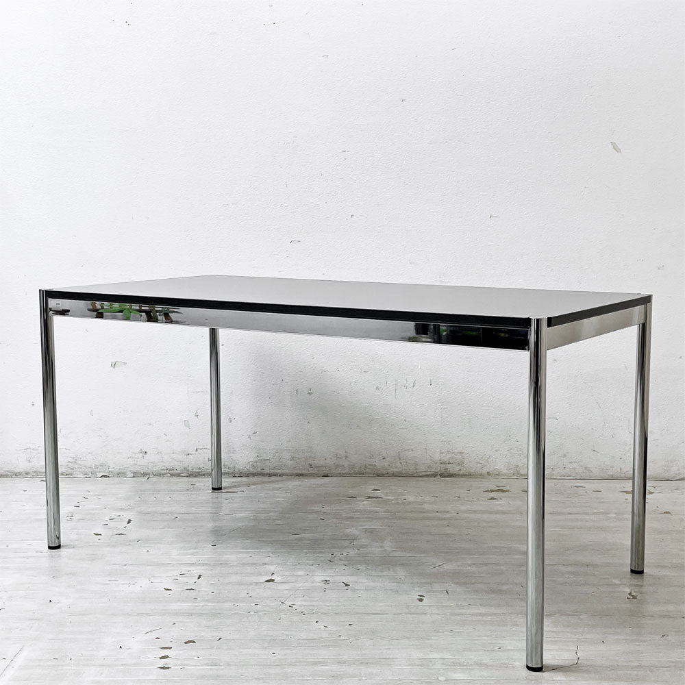 【祖師ヶ谷大蔵店】USMモジュラーファニチャー USM Haller USMハラーテーブル ワーキングデスク ダイニング グラファイトグレー リノリウム アジャスター 高さ調整機能付 スイス 買取させていただきました。