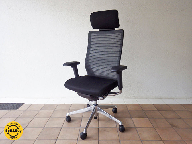 オカムラ OKAMURA コーラル エクストラハイバック オフィスチェア ～使い手の要望に応えてくれる機能と洗練させたデザインのオフィスチェア～ 【 買取と販売とレンタルのお店 】