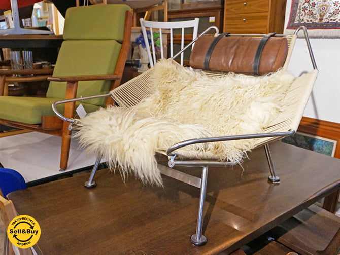 ppモブラー PP Mobler pp225 フラッグハリヤードチェア FLAG HALYARD CHAIR～寝椅子という形で捧げた、ハンス.J.ウェグナーの敬意～ 【 買取と販売とレンタルのお店 】