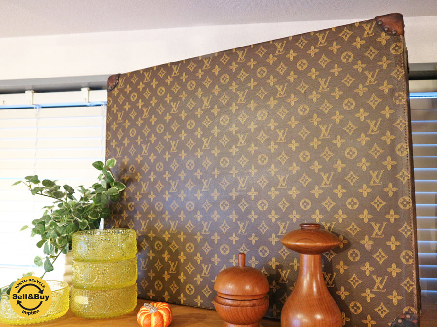 ルイヴィトン LOUIS VUITTON モノグラム ビンテージ トランク ハンドペイント・ステンシル アンティ―ク  ～超希少！！手書きモノグラム！～ 【 買取と販売とレンタルのお店 】