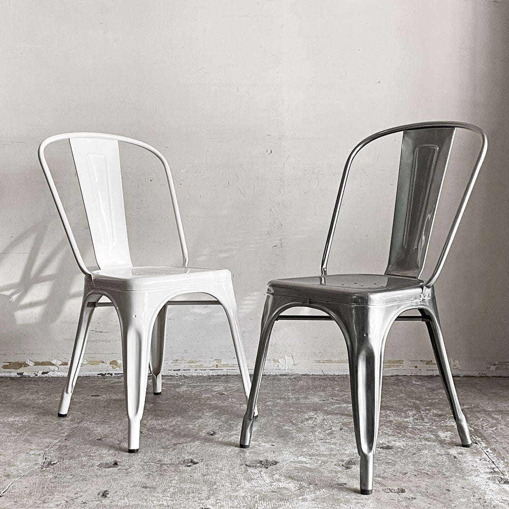 【自由が丘店】トリックス TOLIX エーチェア A-chair ダイニングチェア スタッキング ホワイト ＆ ロースチール フランス インダストリアルスタイル カフェスタイル 買取させていただきました。