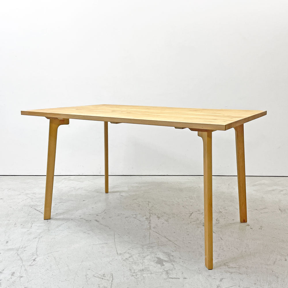 【祖師ヶ谷大蔵店】モモナチュラル MOMO Natural ダイニングテーブル RECT TOP 27 + CROCHET LEG AL W130cm アルダー材 ナチュラルモダン 買取させていただきました。