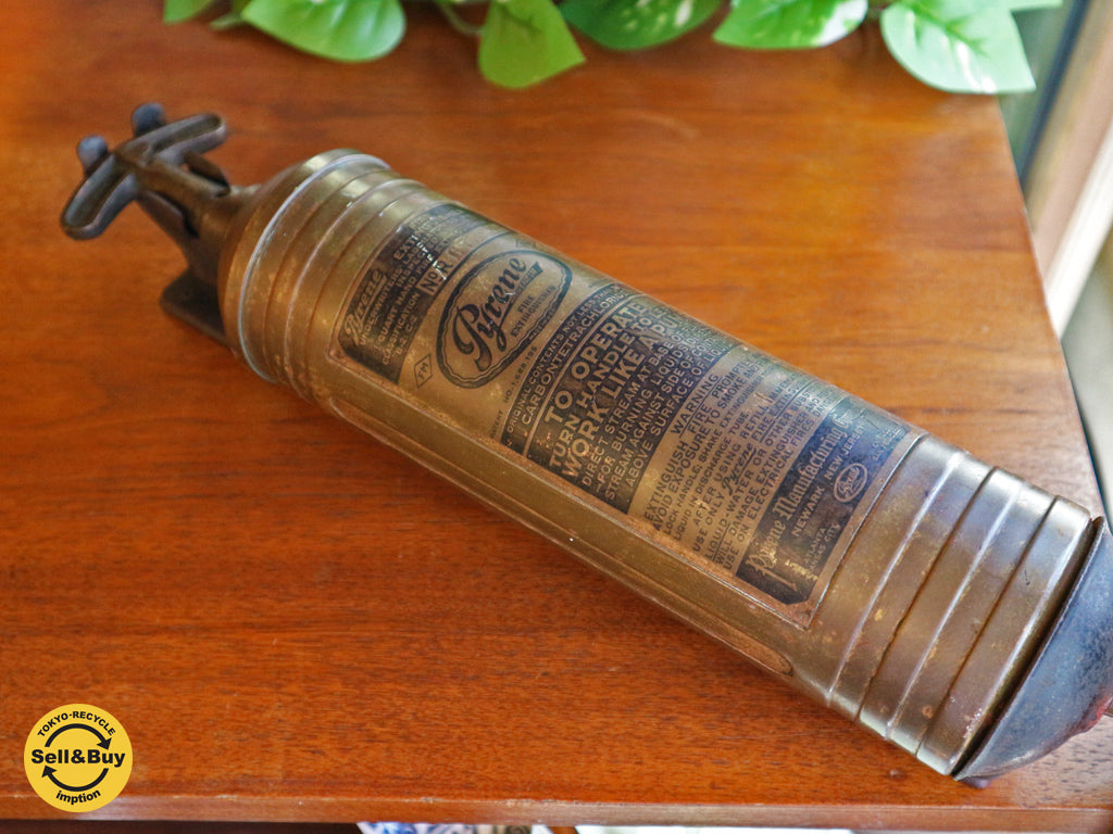 UK ヴィンテージ 消火器 FIRE EXTINGUISHER ディスプレイ用 消火器ホルダー付   買い取りしました。経堂店 出張買取もお任せ下さい。