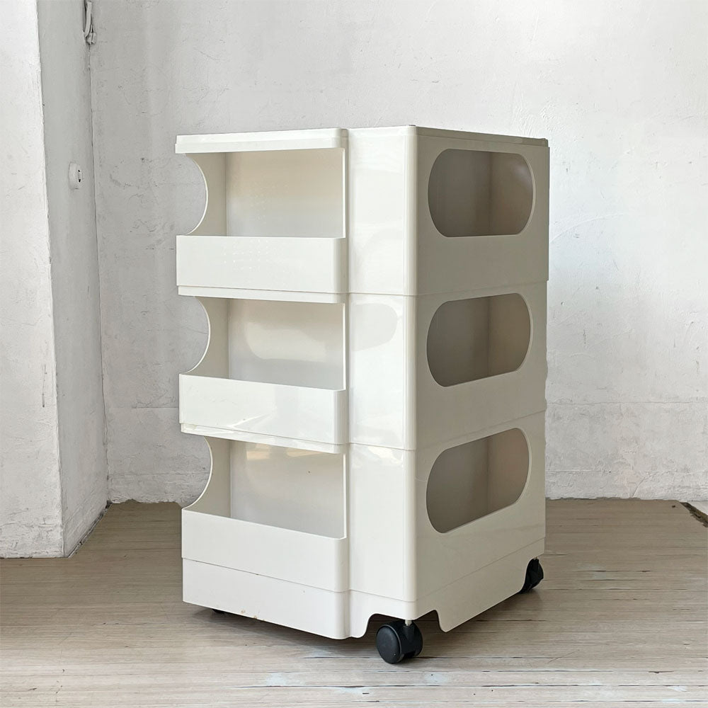 【下北沢店】ビーライン B-LINE ボビーワゴン Boby Wagon 3段5トレイ ホワイト ジョエ・コロンボ イタリア MoMA ミッドセンチュリー  買取させていただきました。