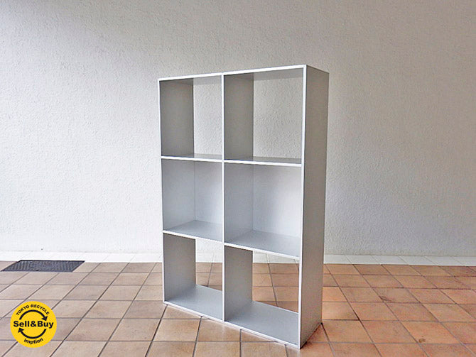 カッシーナ イクスシー Cassina ixc. パディ PADDY アルミ オープンシェルフ / ブックシェルフ 2列3段 廃盤希少 買い取りしました。用賀店 出張買取もお任せ下さい。