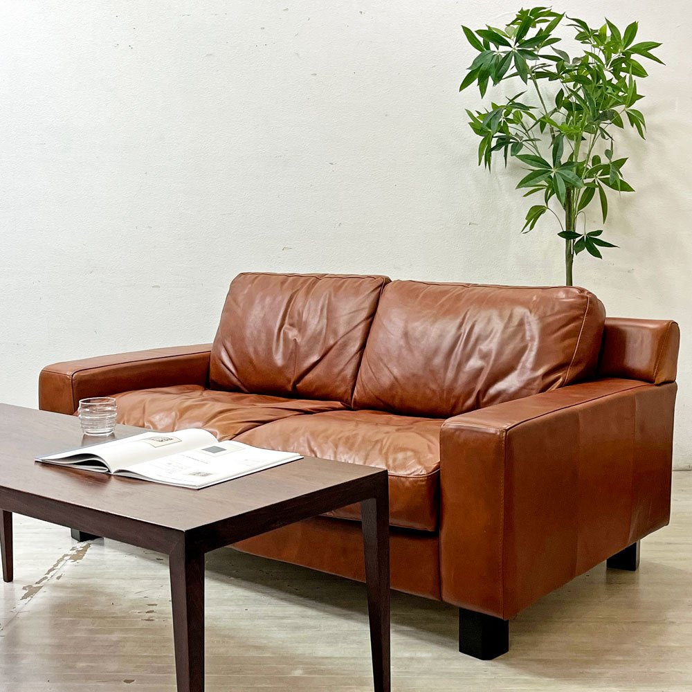 【祖師ヶ谷大蔵店】イデー IDEE セリュー ソファ SERIEUX SOFA 2Pソファ 2人掛け ショコラ chocolate 本革 定価 379,900円 買取させていただきました。