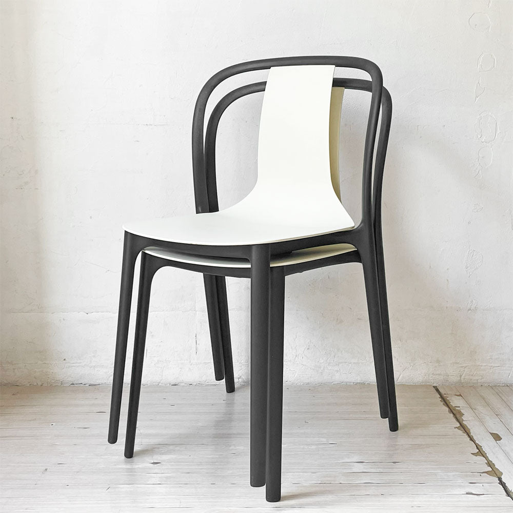 【下北沢店】ヴィトラ Vitra ベルヴィルチェア Belleville Chair ダイニングチェア スタッキングチェア クリーム ロナン & エルワン・ブルレック 計2脚 買取させていただきました。