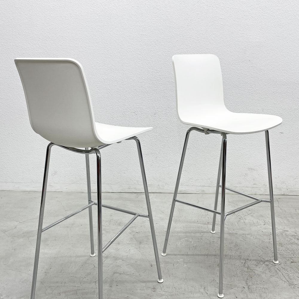 【登戸BASE店】ヴィトラ Vitra ハル HAL RE スツール ハイ RE Stool High コットンホワイト ジャスパー・モリソン Jasper Morrison ×2 買取させていただきました。