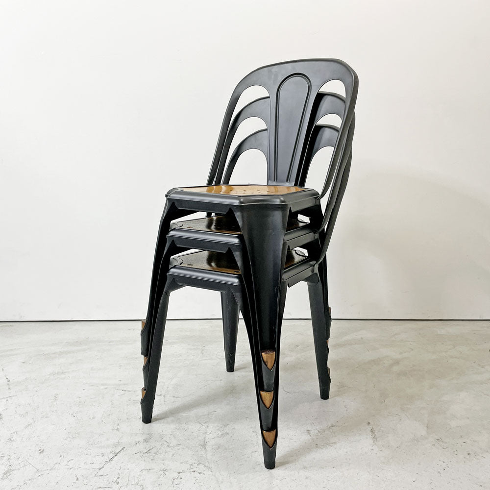 【祖師ヶ谷大蔵店】ノーザンオハイオインダストリアル Northern Ohio Industrial マルチプルズチェア Multipls Chair ダイニングチェア スタッキング ブラックスチール インダストリアルデザイン×3脚 買取させていただきました。