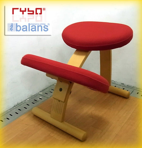 健康先進国ノルウェーの伝統を受け継いだバランスチェアの元祖！ Rybo （ リボ社 ） 『 balans EASY （ バランスイージー ） 』 可愛らしいレッドカラー！ 【買取＆販売＆レンタル】