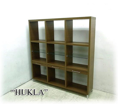 ◎経堂店　飾る×魅せる×収納する ～ ドイツ HUKLA / フクラ 3×3 オープンシェルフ 飾り棚【買取と販売とレンタルのお店】