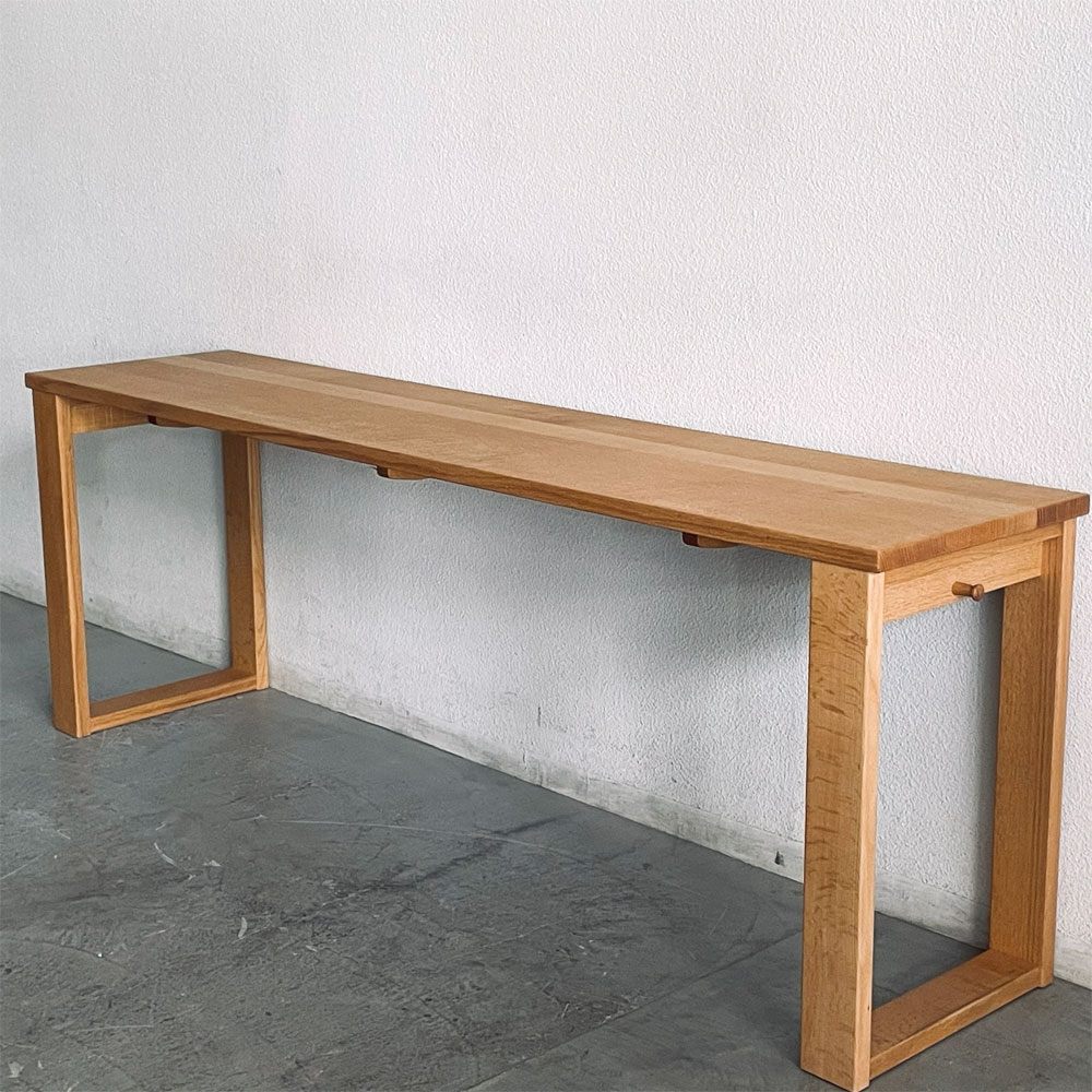 【登戸BASE店】飛騨産業 HIDA ソフィオ SOFFIO ロングデスク W200cm D46cm レッドオーク無垢材 買取させていただきました。