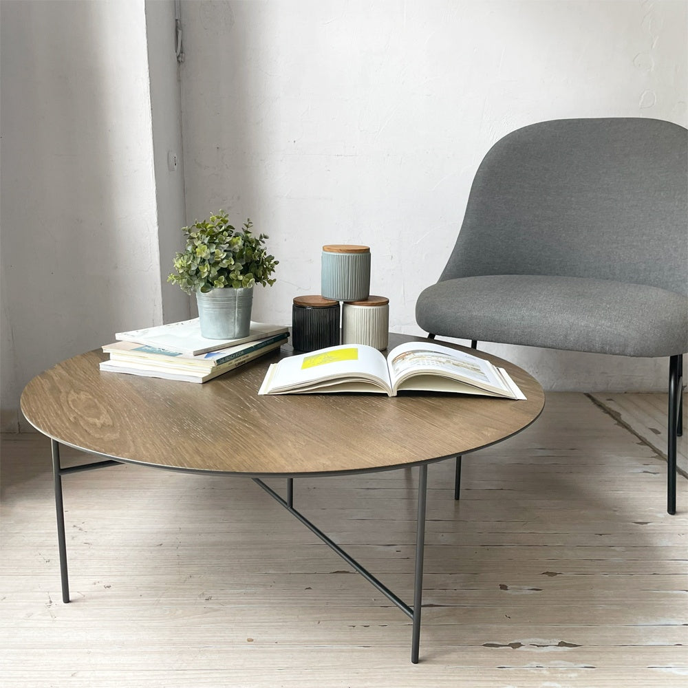 【下北沢店】デパドヴァ DePadova セン SEN センターテーブル コーヒーテーブル ローテーブル ラウンド オーク材 オークスモーク 大城健作 定価￥253,000- 買取させていただきました。