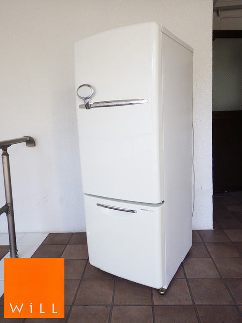 ナショナル National ウィル WiLL FRIDGE Mini White 2002年製　『衰えぬ人気！可愛い取っ手のデザイン冷蔵庫☆』　【買取と販売とレンタルのお店】