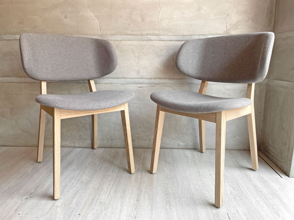 カリガリス Calligaris クレール Claire ダイニングチェア タモ材 トープ Orlandini Design イタリア 北欧デザイン 参考価格51,590円 美品 計2脚  中古品 買い取りしました。