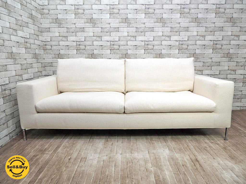 カッシーナ・イクスシー Cassina ixc. ボックスソファ BOX SOFA 2人掛けワイド アーム ピエロ・リッソーニ 展示品 買い取りしました。祖師ヶ谷大蔵店 出張買取もお任せ下さい。