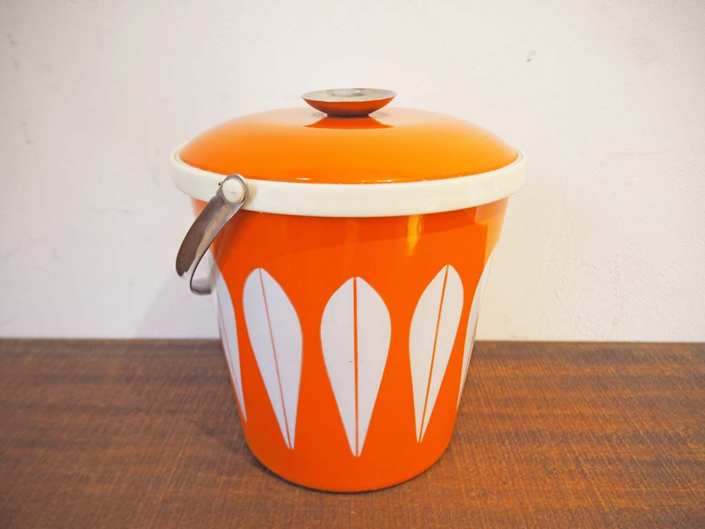 キャサリンホルム CATHARINEHOLM ロータス アイスバケット Lotus Ice Bucket 琺瑯 オレンジ ノルウェー ミッドセンチュリー ヴィンテージ 買い取りしました。
