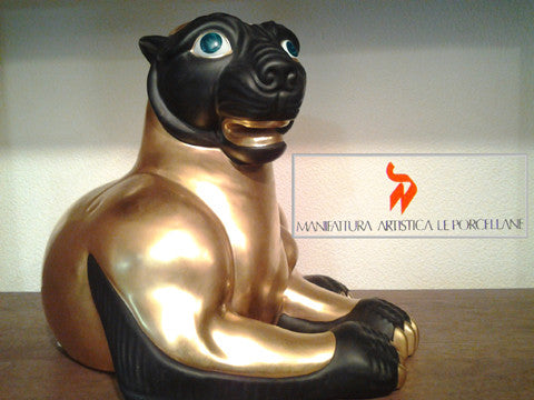 ライオン？ 希少 MANFATTURA ARTISTICA LE PORCELLAN “ Lion ” 置物 / フィギア 【買取＆販売＆レンタル】