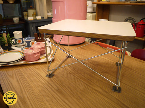 Herman Miller ハーマンミラー　ビンテージ　Wire Base Low Table LTRT Charles&Ray Eames　チャールズ＆レイイームズ～日本の影響を強く受けたイームズのテーブル【買取と販売とレンタルのお店】