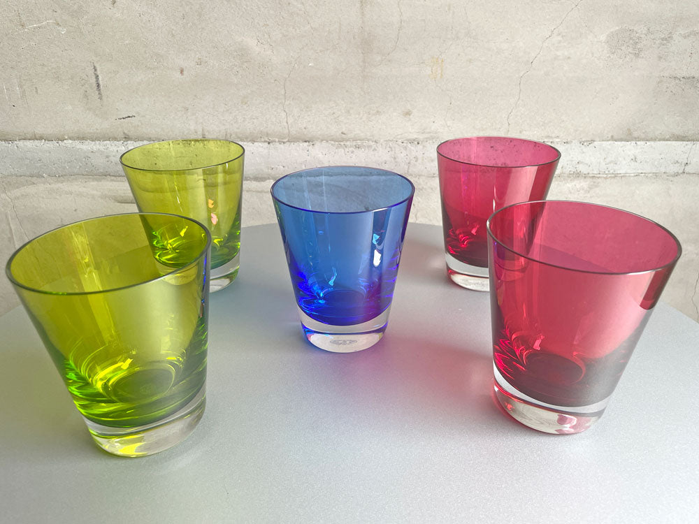 バカラ Baccarat モザイク ベビー タンブラー ブルー クリスタル フランス 参考定価￥39,600- 中古品 買い取りしました。